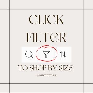 How to shop closets by your size only, super easy!